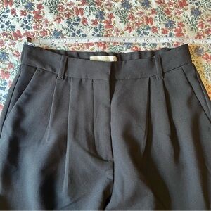 Abercrombie and Fitch Black Sloane Pants Wide Leg 28 LONG